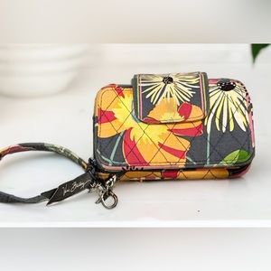 Vera Bradley floral wristlet wallet